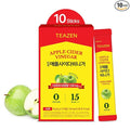 TEAZEN Apple Cider Vinegar Drink Powder Stick – On-the-Go Wellness with 1500mg ACV, Sugar-Free, Postbiotics, 10 Sticks | Supports Digestion & Metabolism