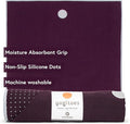 Manduka Yogitoes Yoga Towel – Rubber Grip Dots Non-Slip Bottom, Quick Dry Fitness Towel for Hot Yoga, Pilates, Exercise