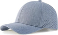 VOBOOM Men Snapback Trucker Hat, Baseball Cap for Breathable Side Laser Cut Holes