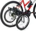 Bike USA Heavy-Duty Adult Training Wheels – Patented Stabilizer Kit for 24"–27" Bicycles, Supports 250+ lbs, Original Full-Size Bike Training Aid, Not for Electric or E-Bikes