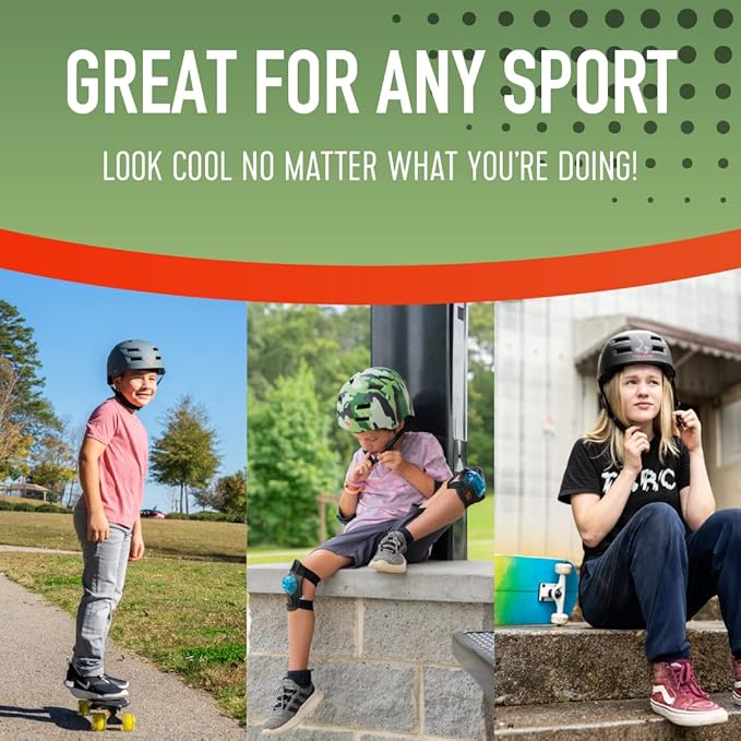 Flybar Bike Helmet- Multi Sport Dual Certified Adjustable Dial, Lightweight Skateboard Helmet, Roller Skating, Pogo, Electric Scooter, Snowboard, Boys and Girls Kids- Adults Helmets