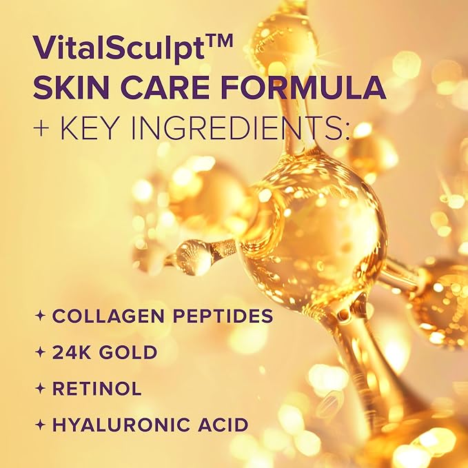 MAREE Collagen Facial Mask with Hyaluronic Acid - Hydrating Face Masks Skincare - Mascarillas Faciales For Women Skin Care - Gold, 5 Count