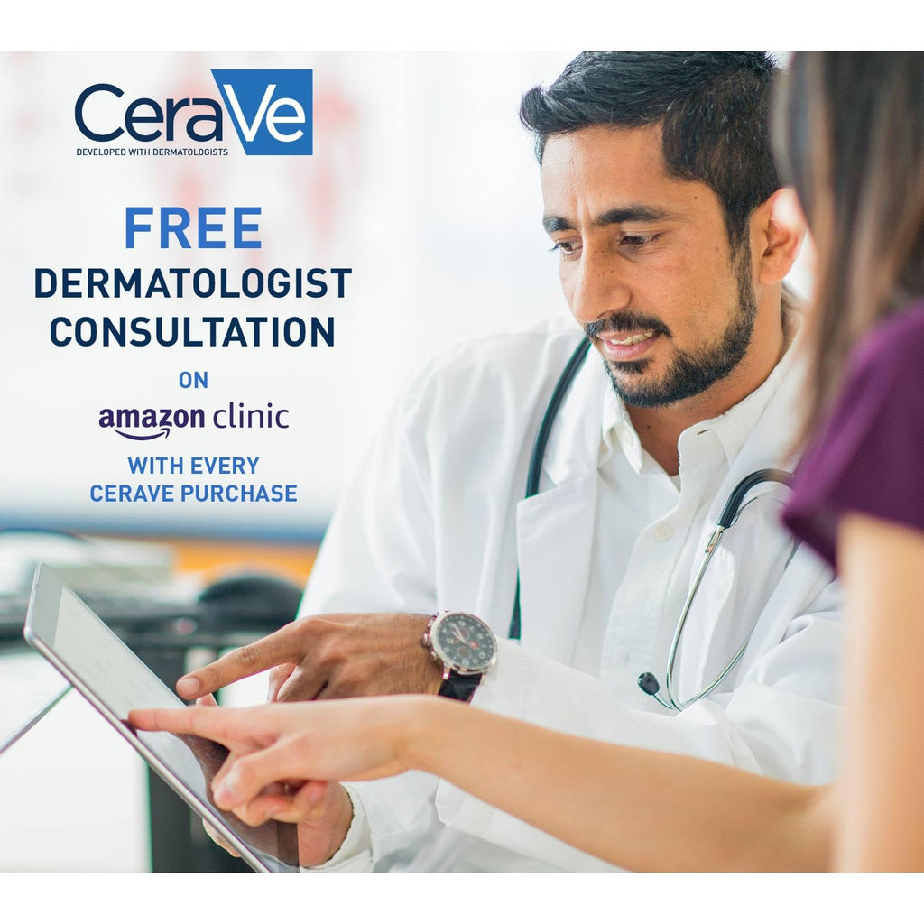 CeraVe Moisturizing Cream for Dry Skin - 340g, Fragrance-Free, Hypoallergenic & Non-Comedogenic