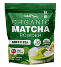 Organic Matcha Green Tea Powder (1lb) – Certified USDA Organic Powder for Matcha Latte, Tea, and Smoothies – Kosher, Non-Gmo, Antioxidant Rich by Total Tea