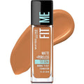 Maybelline Fit Me Matte + Poreless Liquid Oil-Free Foundation Makeup, Cappuccino, 1 Count (Packaging May Vary)