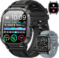 Smart Watch for Men Fitness Tracker: Make/Answer Call Military Smart Watches for Men Digital Mens Watches Running Waterproof Smartwatch Android Phones iPhone Samsung Compatible Heart Rate Monitor
