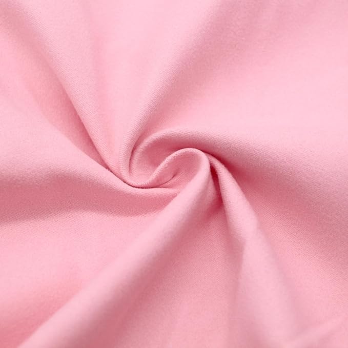 Eunzel 2 Pack Hot Yoga Towel Non Slip Yoga Mat Towel Non-Slip Sweat Absorbent Microfiber Towel for Hot Yoga, Pilates and Workout 72" x 26.5", Pink