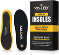 VKTRY Gold for Non-Cleated Shoes - Carbon Fiber Performance Insoles - Customized Athletic Inserts for Sports Basketball Volleyball Running & More | Shock Absorption US M10.5-11, W12.5-13, <120lbs