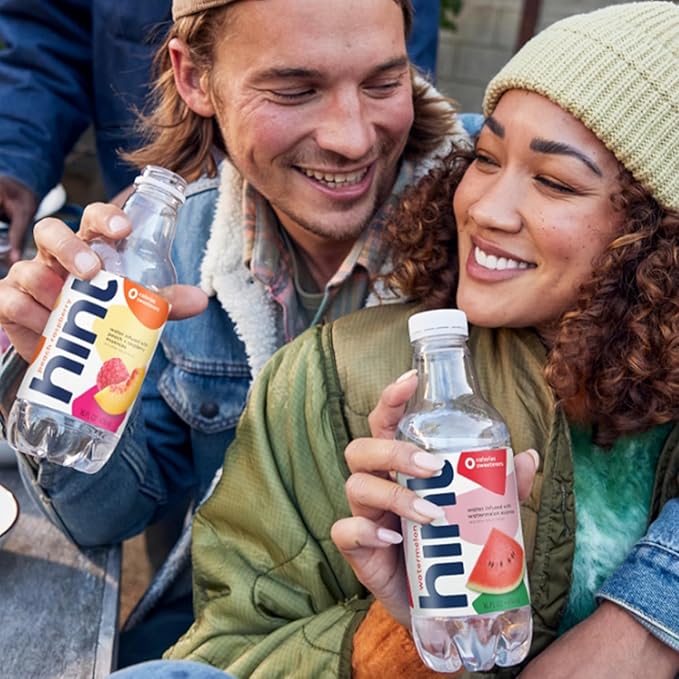 Hint Flavored Bottled Water, 3-Flavor Mega Variety Pack - Purified Water Beverages with Zero Calories, Natural Flavors, and Sugar Free - 16 Fl Oz (Pack of 18)