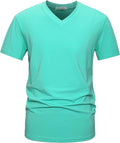 VEIISAR Premium V Neck T Shirts for Men - Modern Fitted Tees Vneck Undershirts