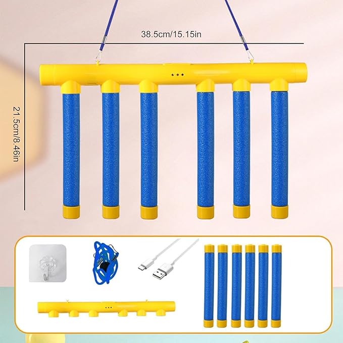 Reflex Challenge Game, Hand Eye Coordination Training Reaction Game Hand Speed Challenge Game,Catching Sticks Game, Adjustable Speed Catching Game