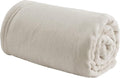 Bedsure Bedding Fleece Blanket for Girls and Boys - Soft Cozy Cute Small Throw Blankets for Travel, 43x55 Inches, Linen