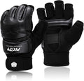 FitsT4 Sports Half Mitts MMA UFC Training Boxing Punch Bag Martial Arts Gloves