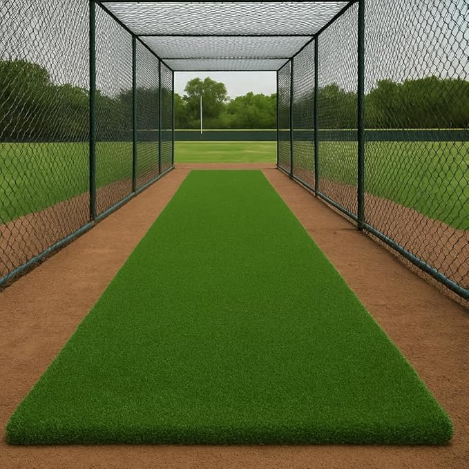 Ottomanson Artificial Turf Golf Hitting Mat 3' x 6'6" Indoor/Outdoor Waterproof Synthetic Fake Grass for Putting Practice Baseball Football Sports Gym Backyard, Custom Size 2' up to 30'
