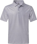 DEOLAX Mens Polo Shirts Fashion Print Mens Golf Shirt Dry Fit Mens Golf Polo Short Sleeve Quick Dry Funny Golf Shirt for Men