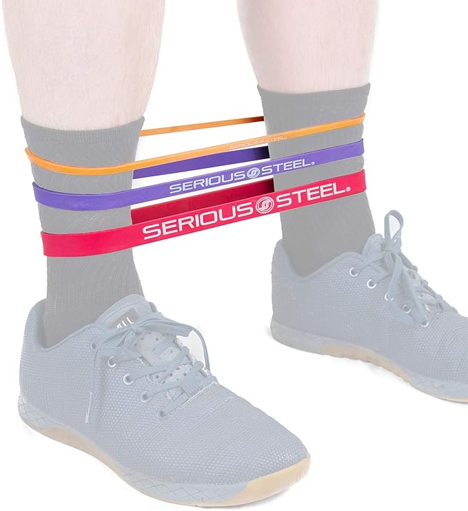 Serious Steel Fitness 12 inch Resistance Band - Deadlift & Hip Band for Glute Activation & Dynamic Warm Up