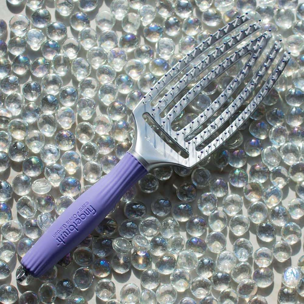 Olivia Garden Fingerbrush Curved & Vented Paddle Hair Brush FB-LG