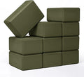 Sunshine Yoga 4" Yoga Block, 10 Pack Bulk EVA Foam Yoga Blocks, Firm and Supportive Yoga Brick, Balance Foam for Stretching, Pilates, and Workout, 4" x 6" x 9"