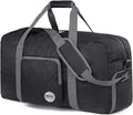 WANDF Foldable Travel Duffel Bag 60-120L Duffle Carry on for Women and Men