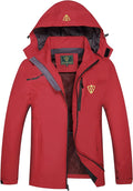 GIISAM Mens Windproof Jacket Waterproof Lightweight Mountain Sport Jacket for Men Hooded Windbreaker Raincoat