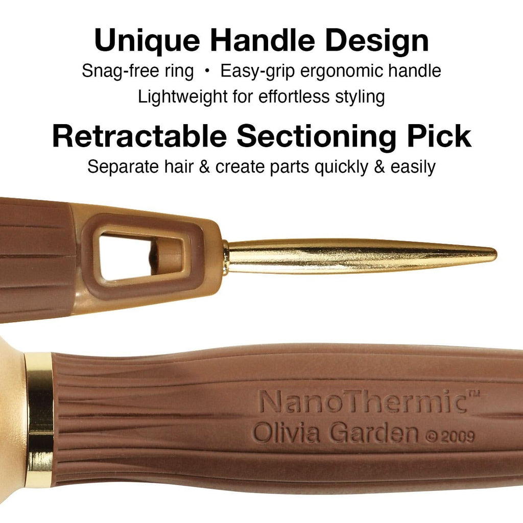Olivia Garden NanoThermic Ceramic + Ion Flex Brush NT-FLEXBR