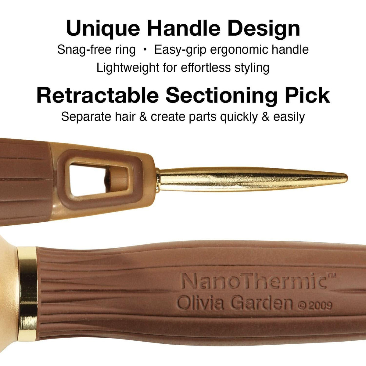 Olivia Garden NanoThermic Ceramic + Ion Flex Brush NT-FLEXPRO