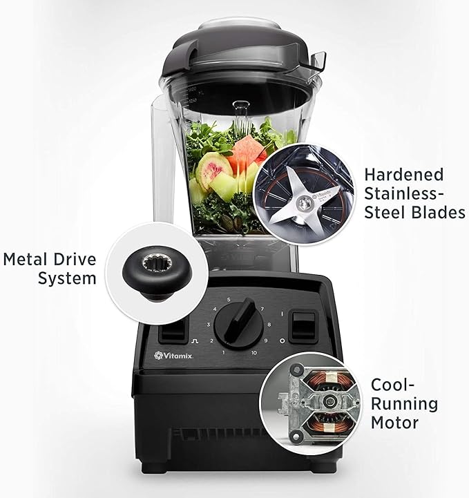 Vitamix E310 Explorian Blender, Professional-Grade, 48 Oz. Container, Black