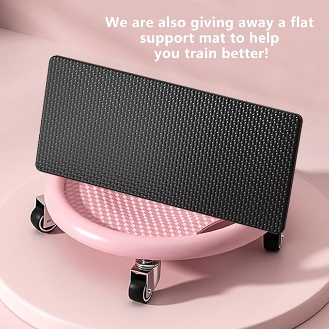 Wheeled sliders for working out smoother exercise sliders multicoloured exercise pads for floor Fitness pilates feet exercise Includes 4 universal wheels You can put both feet on it