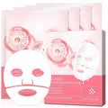 Collagen Face Mask, Hydrating Overnight Hydrogel Mask, Face Masks Skincare Anti Wrinkle Moisturizing, Facial Masks for Women Skin Care Sheet Masks for Face (4ea-Pink)
