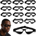 Liberty Imports 12 Pack Basketball Dribbling Goggles Adjustable Sport Training Glasses Aid for Team Training Aid Basketball Equipment Safety Specs for Adult Teenagers Youth
