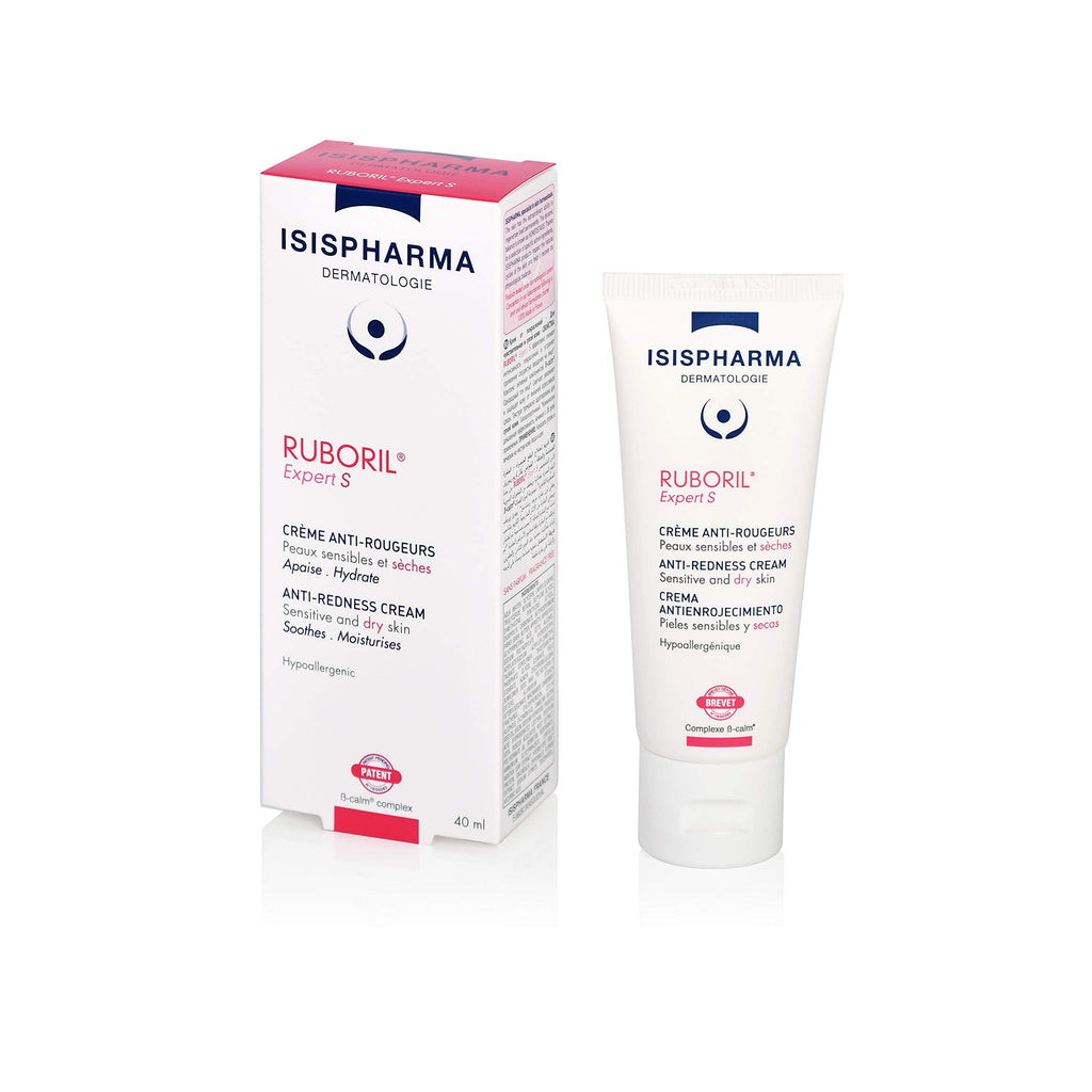 Isis Pharma Sensitive Skin Moisturizer - Hypoallergenic Cream for Dry, Irritated Skin Relief, Fragrance-Free Skincare, 1.35 fl oz