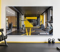 Home Gym Mirror - 55x28 Inch, 3PCS Frameless Tempered Glass Full Body Mirror for Wall Mount - Ideal for Yoga, Workout, Bedroom, Dance Studio (Silver)