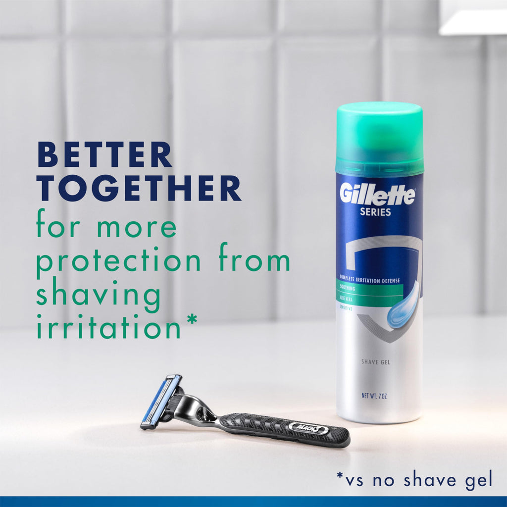 Gillette Fusion Shaving Gel for Sensitive Skin 75ml - Smooth Comfort | Gillette