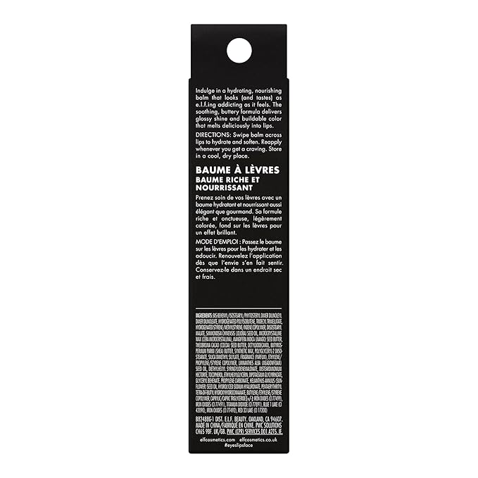 e.l.f. Glow Reviver Melting Lip Balm, Hydrating Tinted Lip Balm For A Glossy Finish & Soft, Supple Lips, Vegan & Cruelty-Free, Java Chip