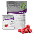 Vi-Shape Raspberry Super Biotin 1 Shake Pouch (24 Servings) + 1 Box Raspberry Mix-in (15 Servings) Delicious ViShape Shake with Strawberry Mix-in