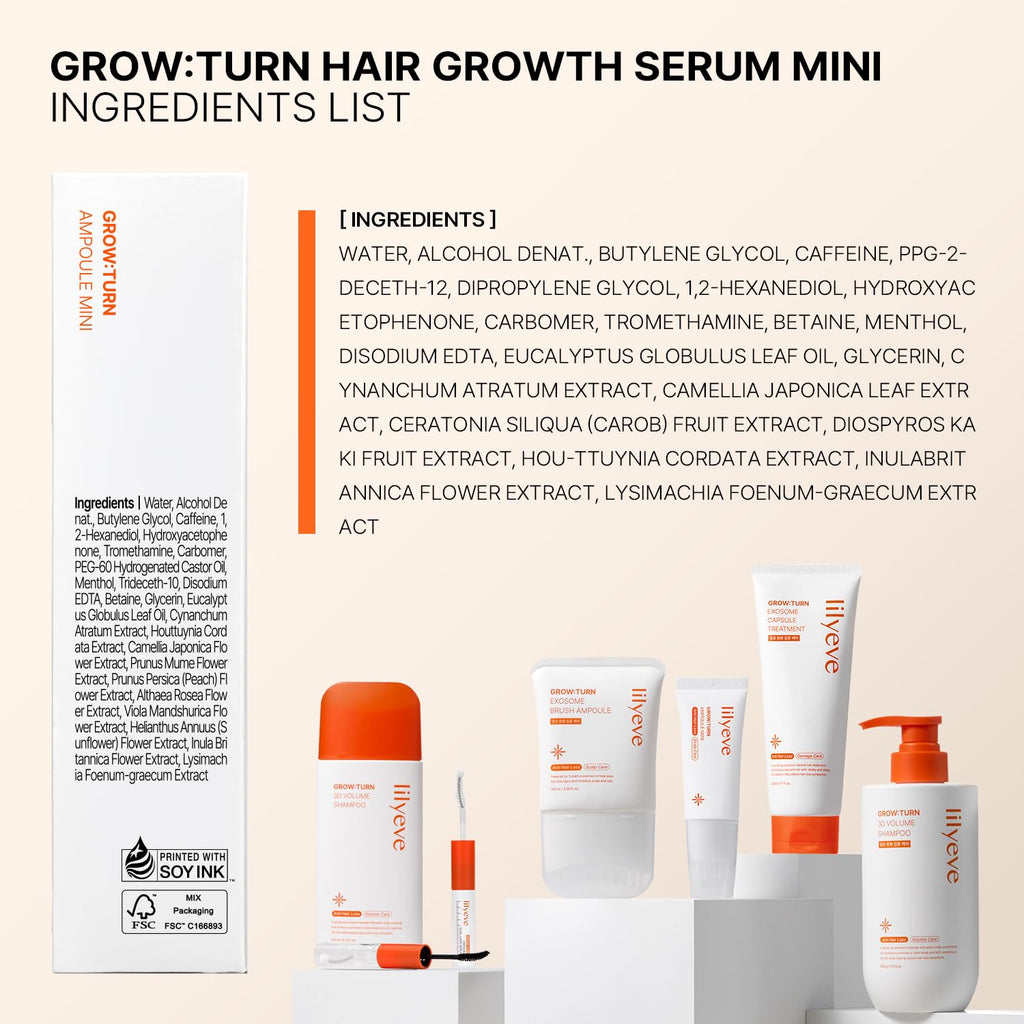 Lilyeve Grow Turn Exosome Brush Ampoule