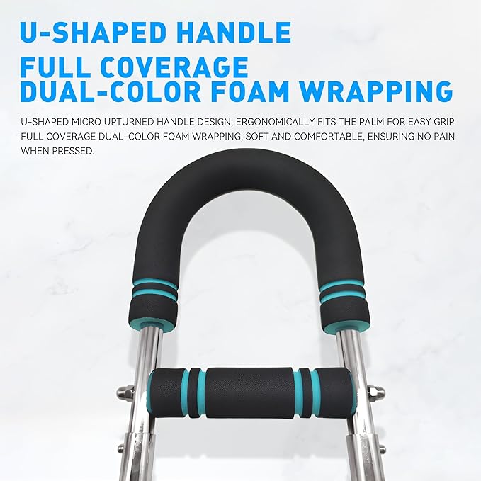 Twister Arm Trainer, 40-100lb Adjustable Chest Workout Equipment, Triceps & Shoulder Workout, Portable Detachable Spring Resistance Home Fitness Equipment.