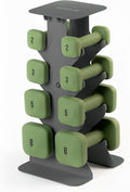 SafeGrip Dumbbells, Anti-Slip, Anti-Roll, Thick Handles, Free Weights, Square Dumbbells for Secure Workouts at Home, Weightlifting, and Personal Training