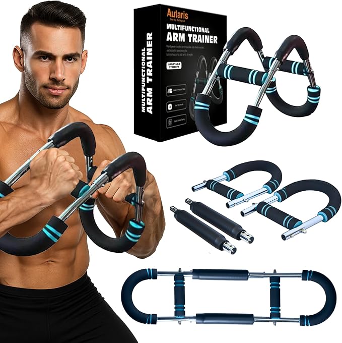 Twister Arm Trainer - Adjustable Chest Workout Equipment - Arm Trainer for Men - Chest Trainer for Men - Shoulder Muscle Training - Portable Spring Resistance - Home Fitness Equipment (40–90 lbs)