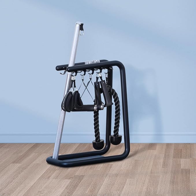 Gym Accessories Organizer, Home Gym Accessories Hanger, 10 Metal Hooks Heavy-Duty Gym Accessory Storage for Home Exercise and Fitness Gear