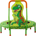 36 Inch Toddler Trampoline with Handle, Outdoor Indoor Trampoline for Kids, Mini Trampolines with Handlebar, Gifts for Boys and Girl, Small Kid Baby Trampolines
