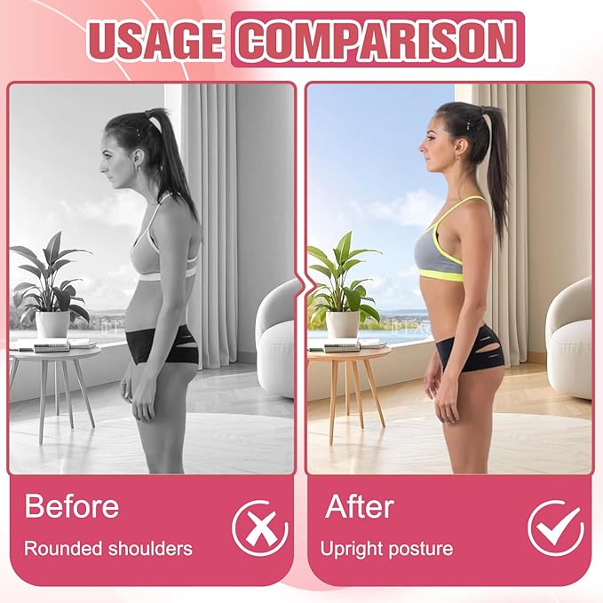 Resistance Bands, Figure 8 Exercise Bands for Women Men, Arm Back Elastic Rope for Glutes,Back,Fullbody Yoga Pulling Rope, Gift for Sports Lover/Beginner (25 lbs)