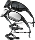 Polarized Sports Sunglasses for Men,TR90 Unbreakable Frame Sunglasses for Fishing Driving Cycling UV400 Protection