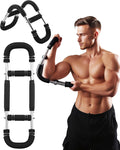 Twister Arm Exerciser, Adjustable Spring Workout Bar, Forearm Triceps Chest Inner Thigh Muscle Enhanced Exercise Strengthener, Upper Body Strength Builder Trainer, Home Fitness Equipment
