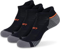 MONFOOT Men's/Women's 3-10 Pairs Silky Dry Athletic Cushion Ankle Socks, Multipack