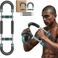 Twister arm Trainer, Adjustable Resistance Chest Workout Equipment,Forearm Power Exercise bar , pectoralis spinalis Device, Portable Detachable Design