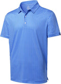 DEOLAX Mens Polo Shirts Fashion Print Mens Golf Shirt Dry Fit Mens Golf Polo Short Sleeve Quick Dry Funny Golf Shirt for Men