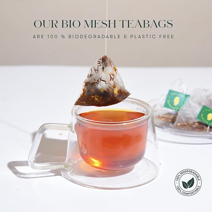 Luxmi Estates - Indian Passion - Organic Mango Passion Fruit Green Tea - Loose Leaf - 50g (25 Cups) | With Mango & Passion Fruit | Brew as Iced Tea or Hot