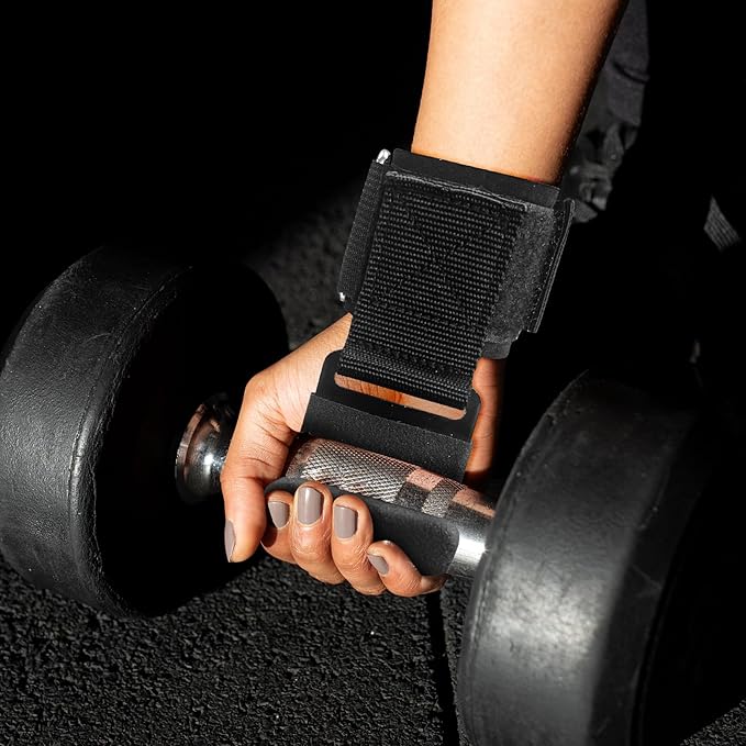 RELIFE REBUILD YOUR LIFE Lifting Hooks for Men and Women(Pair), Pull Up Straps, Gym Reapers Lifting Wrist Grips, Heavy Powerlifting, Lifting Hooks for Weight Lifting