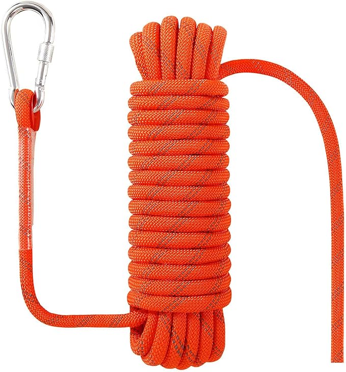 5/8 in (16mm) x 32 ft (10Meter) Marine Floating Rope for Boating, Fishing, Rafting, Camping, Hiking, Hunting, Anchor, Mooring, Dock Lines, Kayak, Canoe, Rescuing Reflective Red